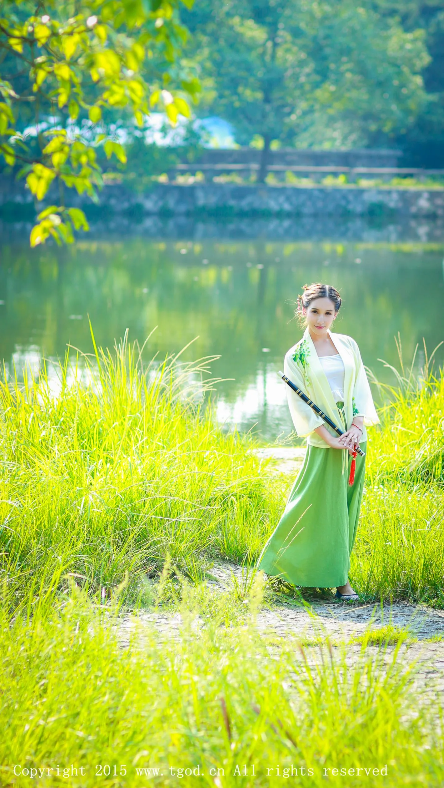 [TGOD đề cử Nữ thần] Nữ thần băng giá - Vẻ đẹp tươi tắn và cổ điển trong bộ ảnh Hanfu - 27